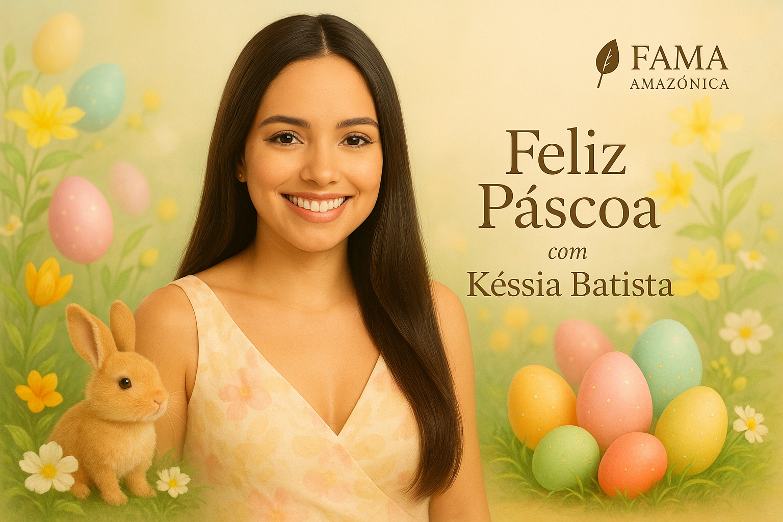 Feliz Páscoa com Késsia Batista