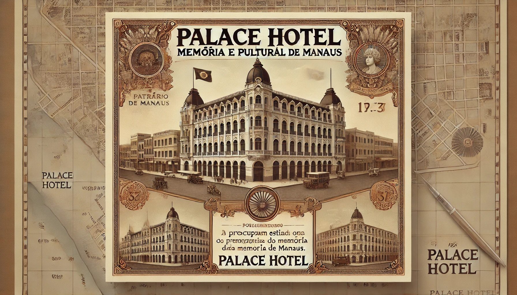 O Palace Hotel marco histórico e arquitetônico de Manaus