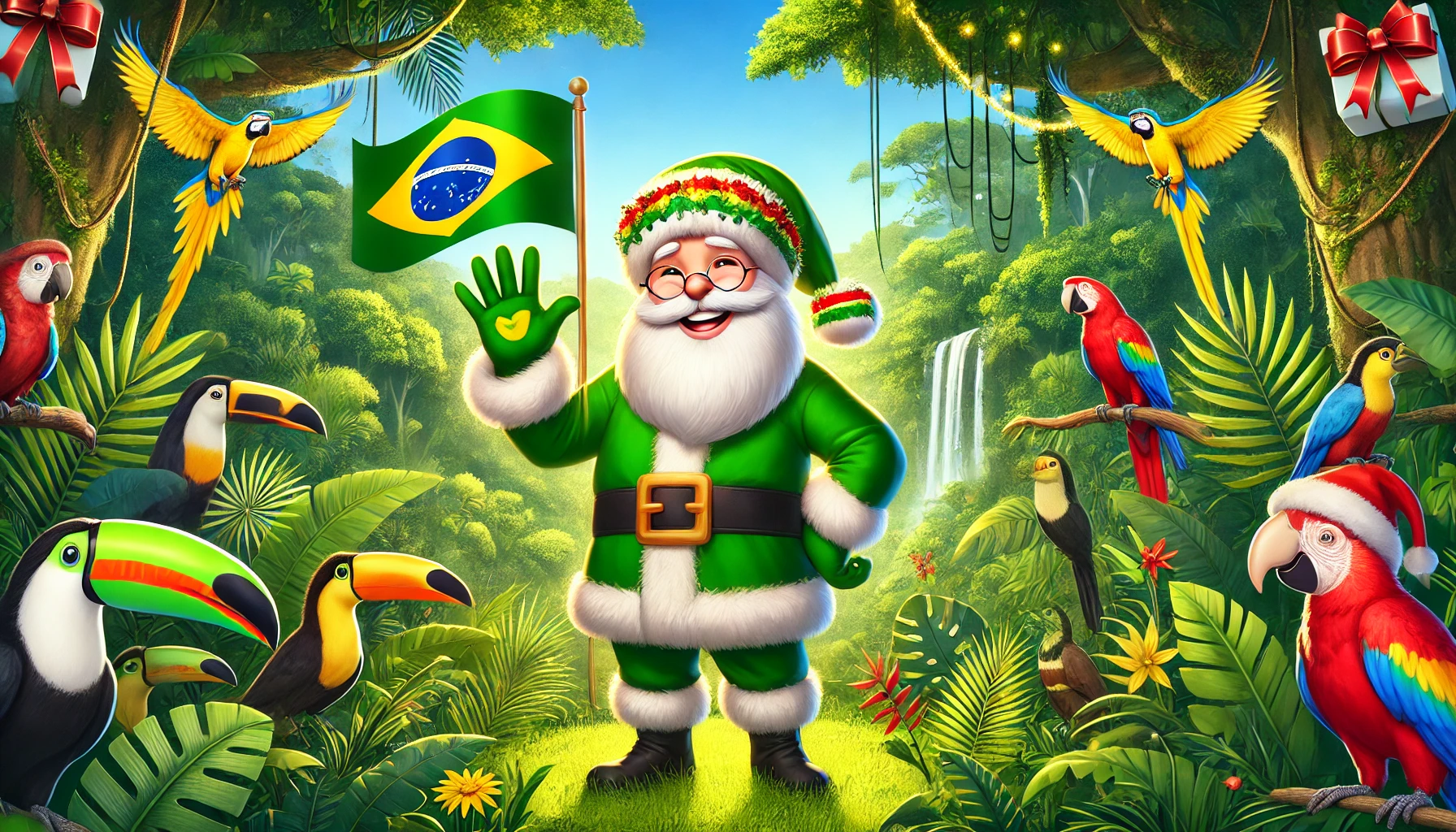 Papai Noel presidente do Brasil