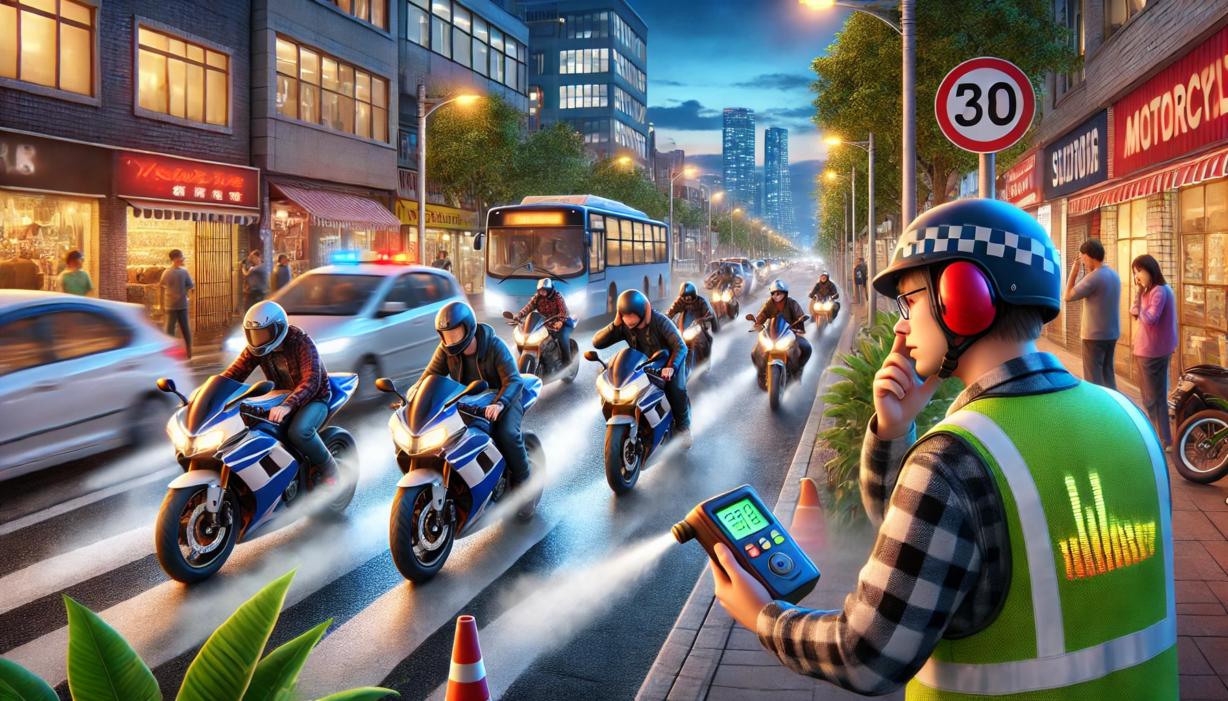 "Poluição Sonora de Motos: Impactos, Multas e Regulamentação"