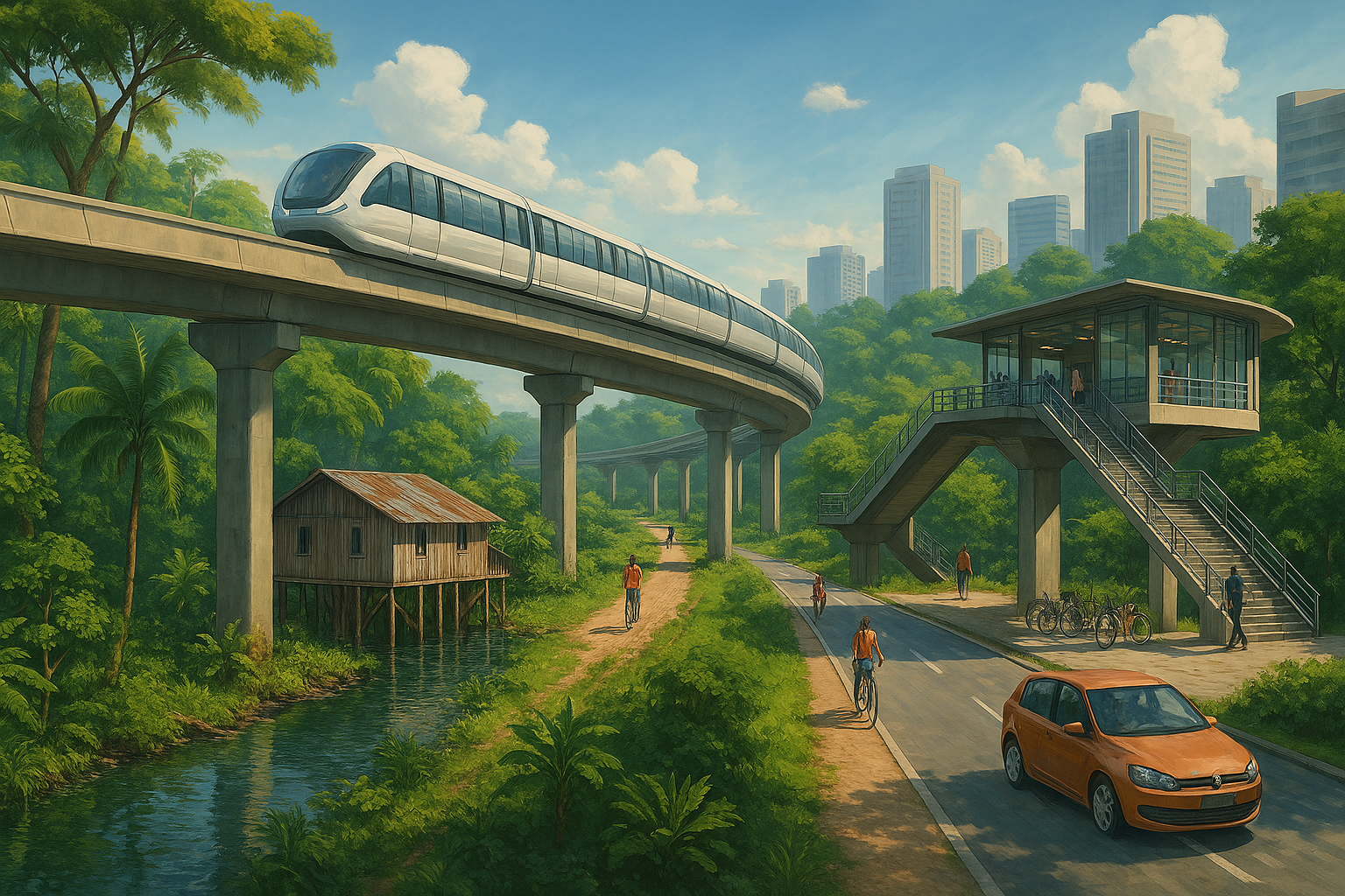 O monotrilho de Manaus: a promessa suspensa no tempo