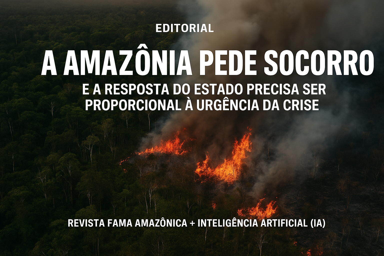 A Amazônia pede socorro