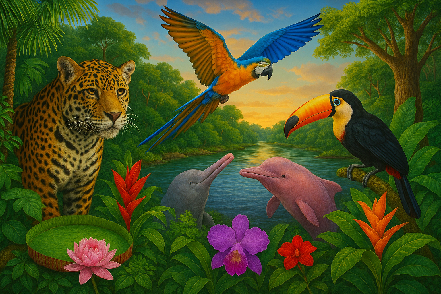 As Cores da Amazônia: Um Espetáculo Natural