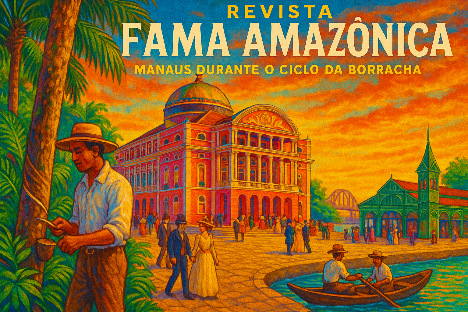 Manaus e o Ciclo da Borracha: Uma Viagem ao Passado pela Rota do Patrimônio Histórico e Cultural da Amazônia