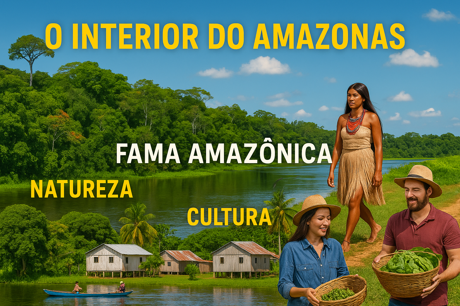 O Interior do Amazonas e a Visão da Revista Fama Amazônica