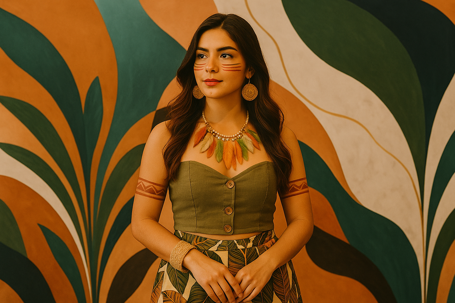 Lorena Maia em Fama Fashion Week:Moda que Celebra e Preserva a Floresta