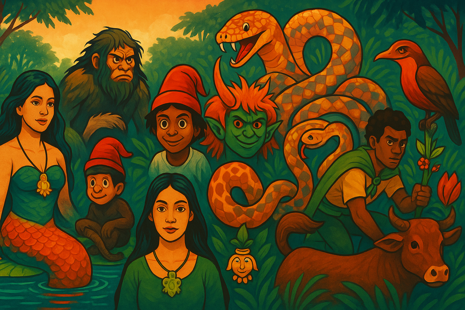 As Lendas Amazônicas na Literatura, Arte e Mídia Contemporânea