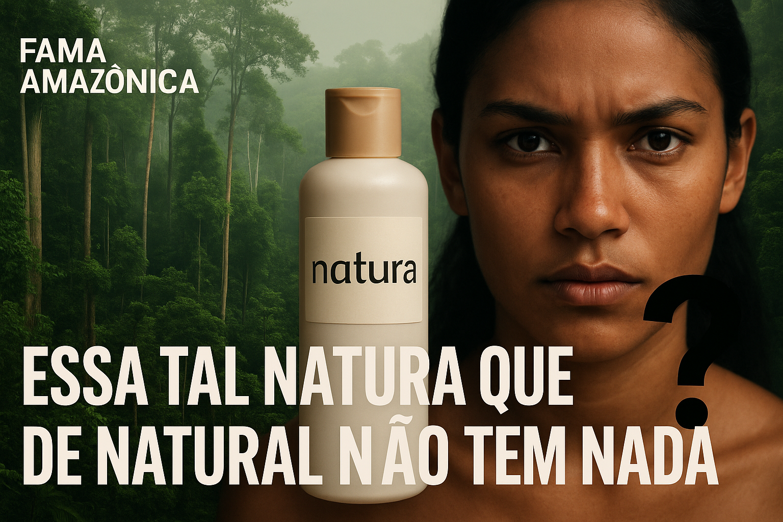Essa tal Natura que de natural não tem nada