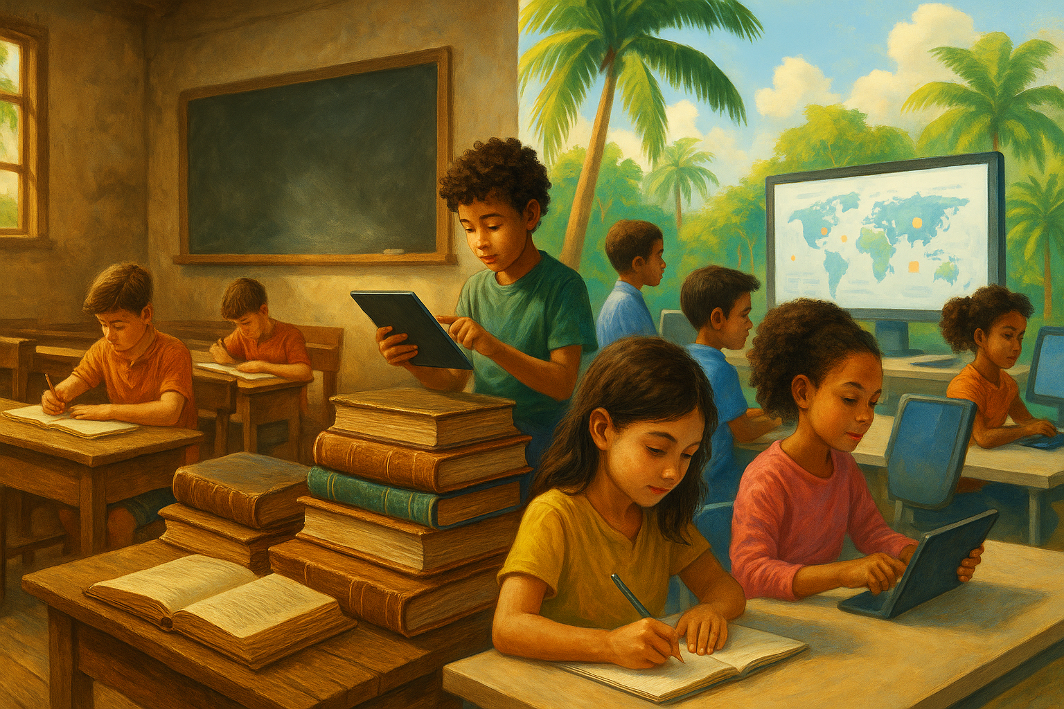 Do giz à inteligência artificial: o que mudou na educação?