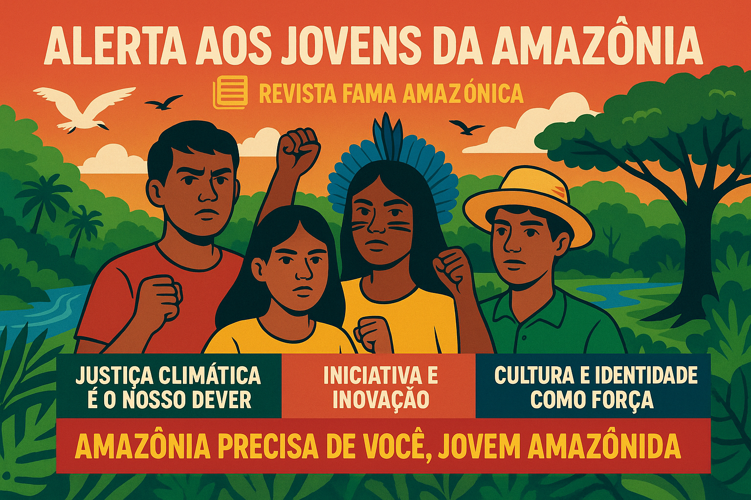 🌿 ALERTA AOS JOVENS DA AMAZÔNIA