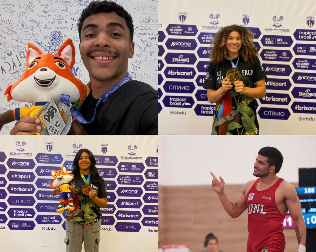 Atletas de wrestling faturam mais quatro medalhas para o Amazonas na etapa final dos JUBs 2025