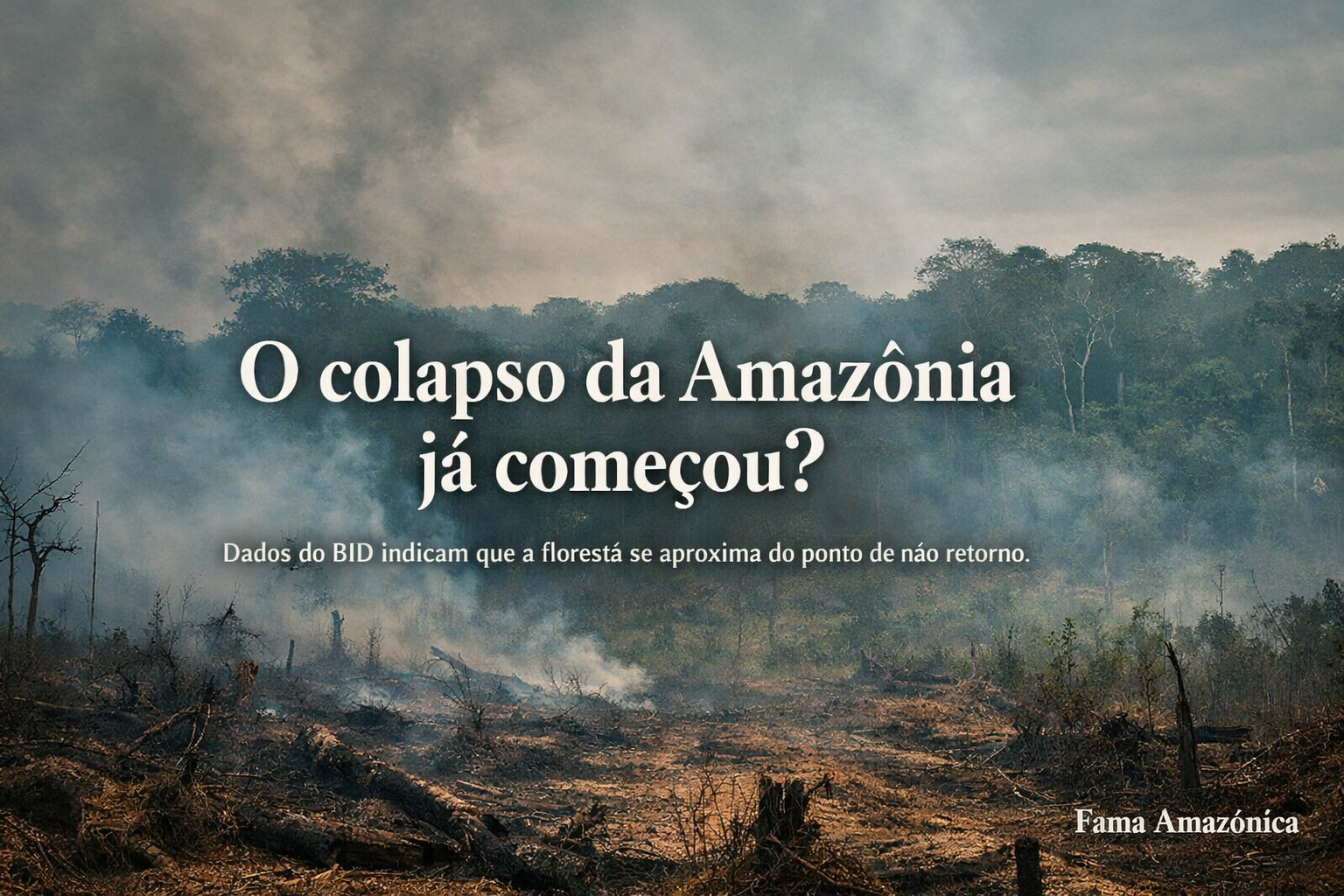 O futuro da Amazônia em jogo