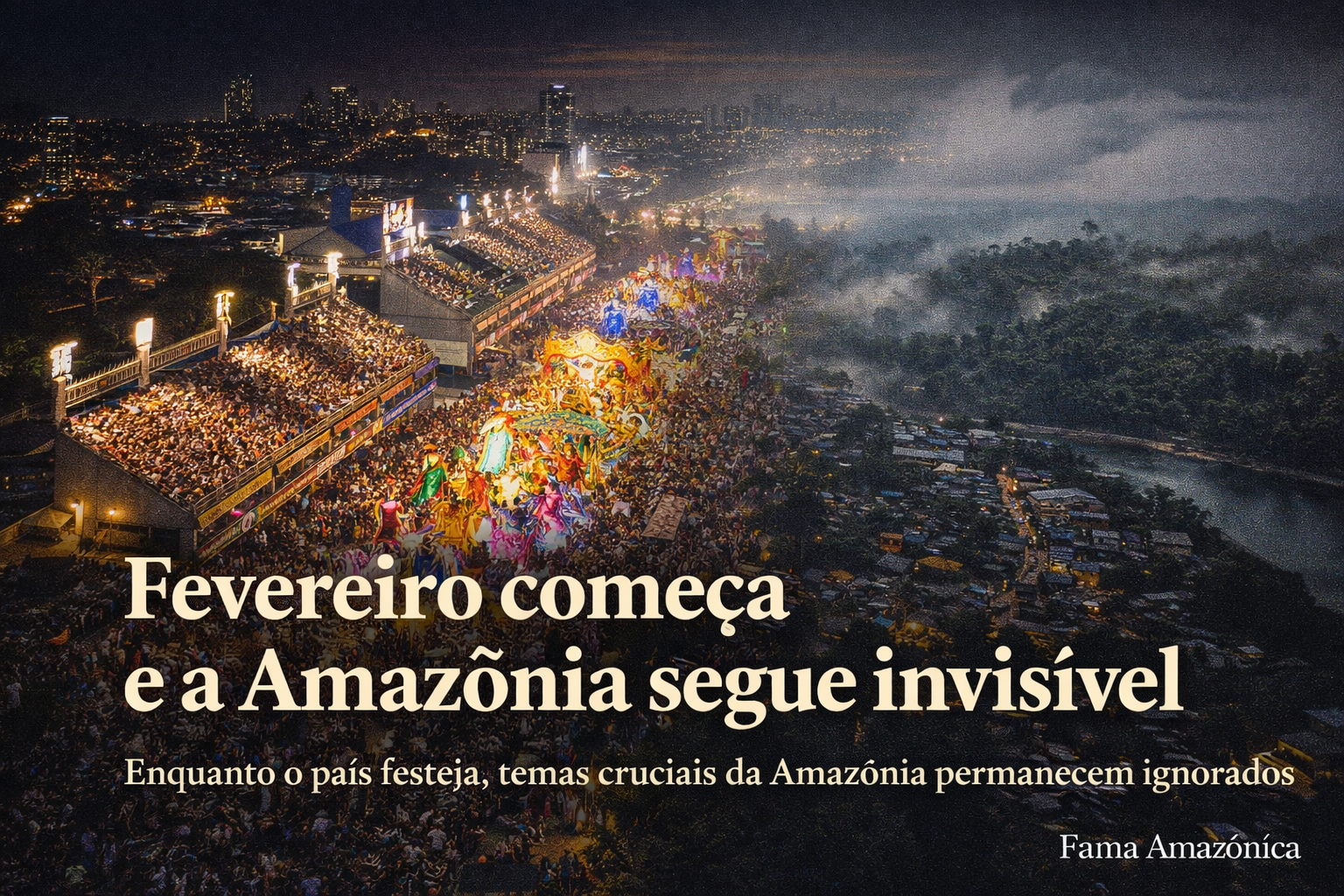 Quando o Carnaval homenageia o poder e esquece o povo