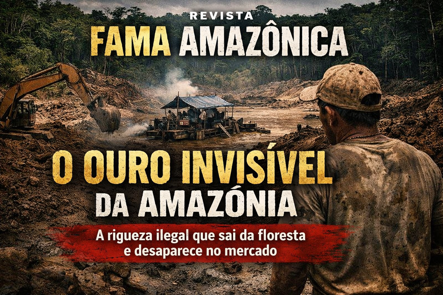 O ouro invisível da Amazônia: a riqueza ilegal que sai da floresta