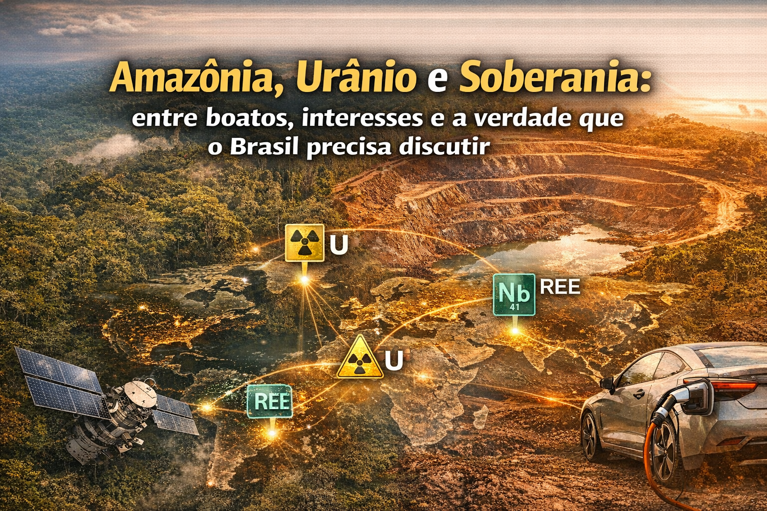 Amazônia, Urânio e Soberania: entre boatos, interesses e a verdade que o Brasil precisa discutir