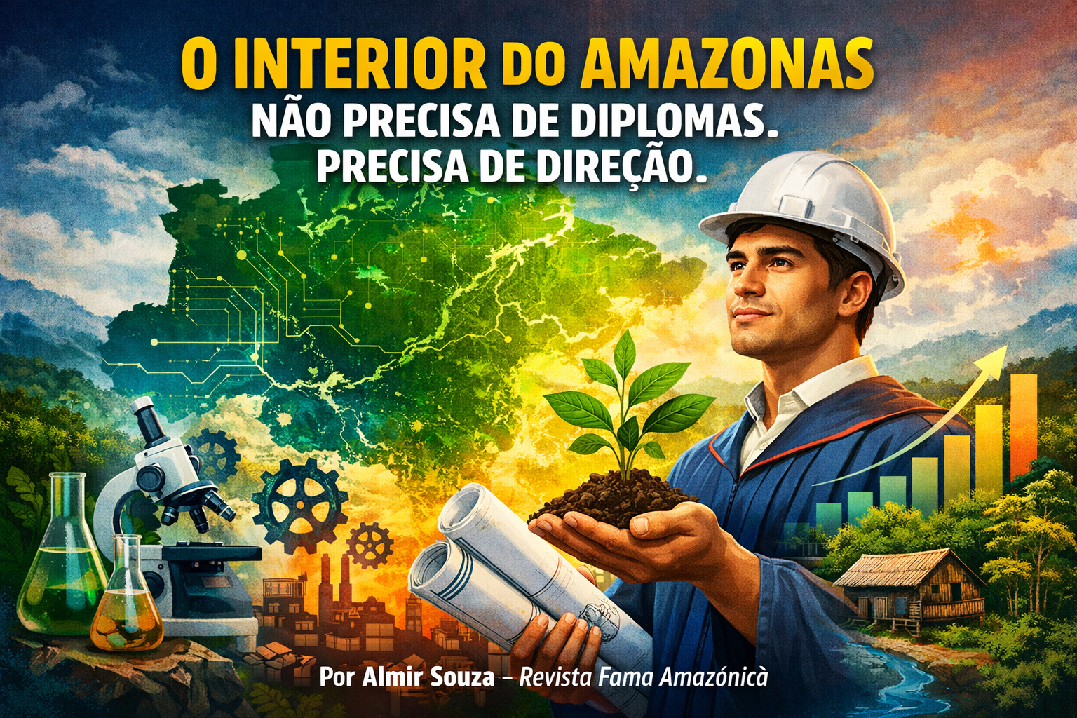 O Interior do Amazonas Não Precisa de Diplomas. Precisa de Direção