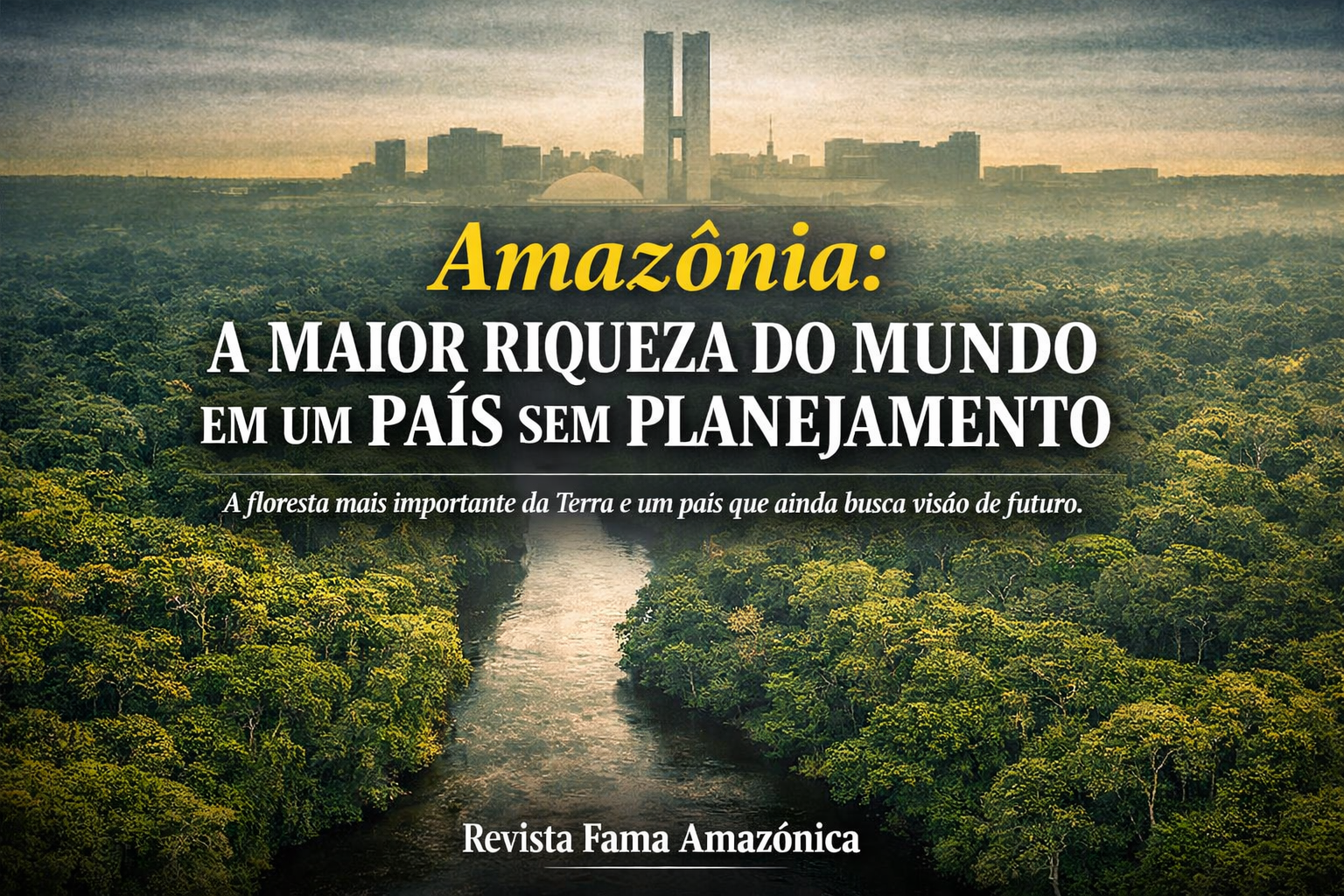 Amazônia: A Maior Riqueza do Mundo em um País Sem Planejamento