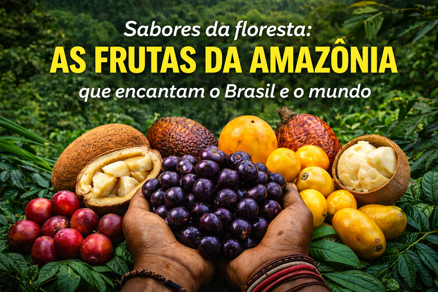 Sabores da floresta: as frutas da Amazônia que encantam o Brasil e o mundo