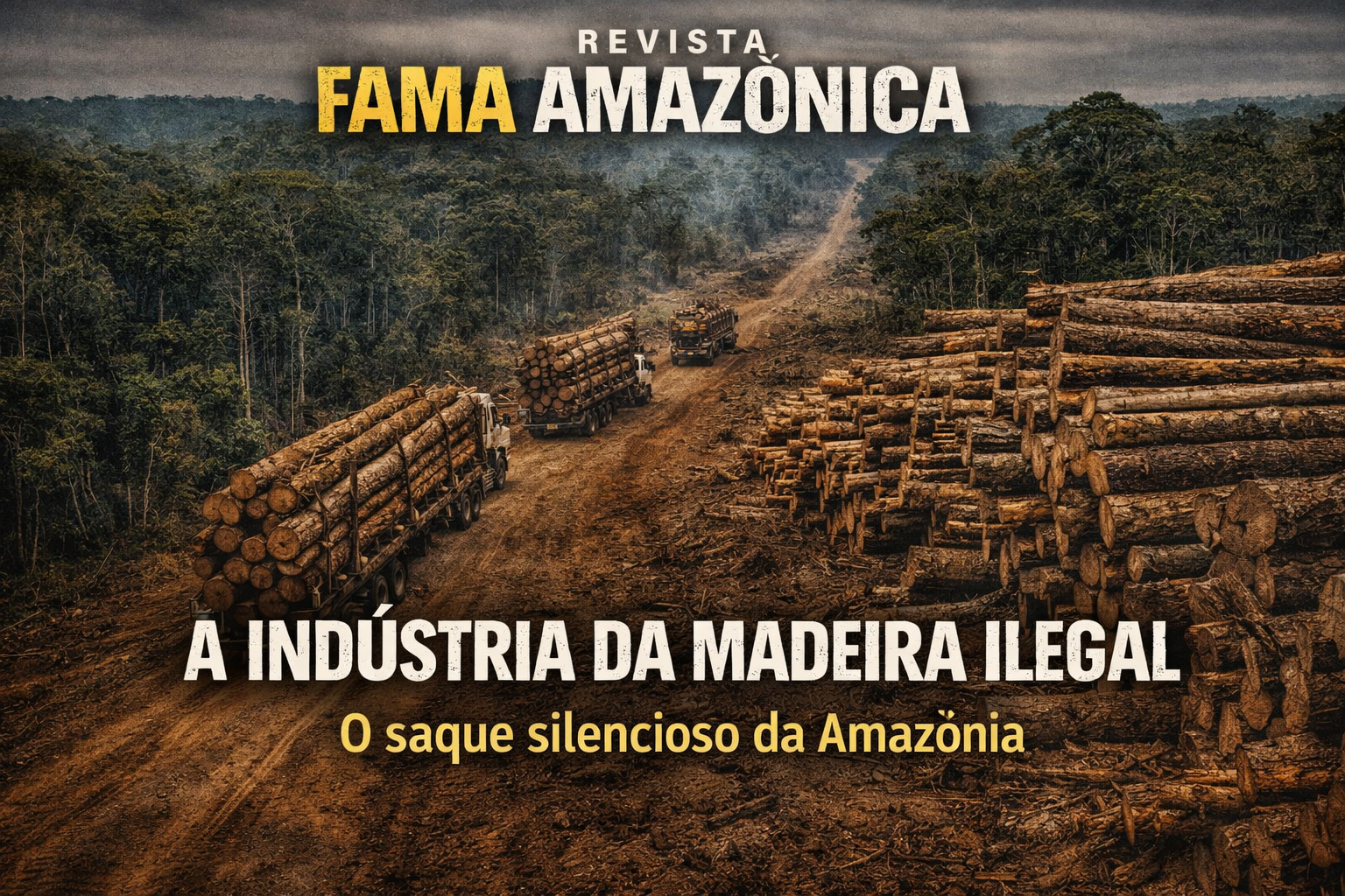 A indústria da madeira ilegal: o saque silencioso da floresta