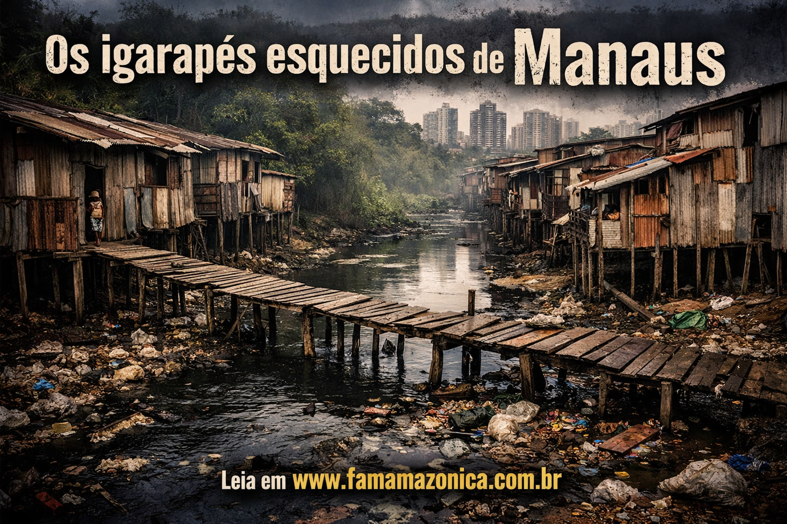 Os igarapés esquecidos de Manaus