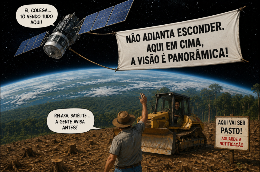 “Desmata rápido que a multa vai demorar”