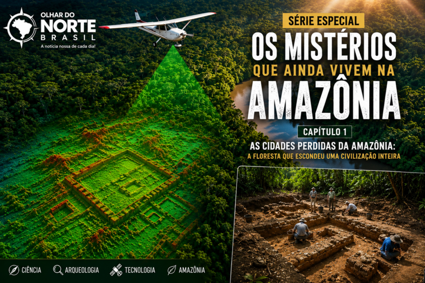 "Durante séculos, acreditou-se que a Amazônia escondia apenas árvores"