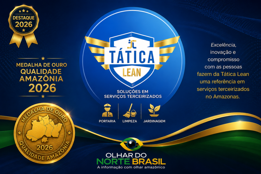 TÁTICA LEAN RECEBE A MEDALHA DE OURO QUALIDADE AMAZÔNIA 2026