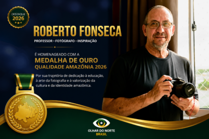 Roberto Fonseca é homenageado com a Medalha de Ouro Qualidade Amazônia 2026