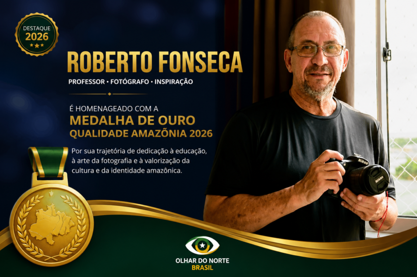 Roberto Fonseca é homenageado com a Medalha de Ouro Qualidade Amazônia 2026