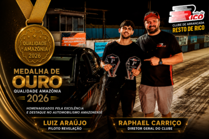 Rapahael Carriço e Luiz Araújo recebem a Medalha de Ouro Qualidade Amazônia 2026