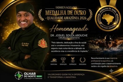 🏅 Dr. Josuel Souza Arouche: O Reconhecimento com a Medalha de Ouro Qualidade Amazônia 2026