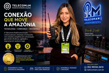 Engenharia, inovação e confiança: Brenda Duarte lidera empresa que há mais de 34 anos conecta o Amazonas ao Brasil