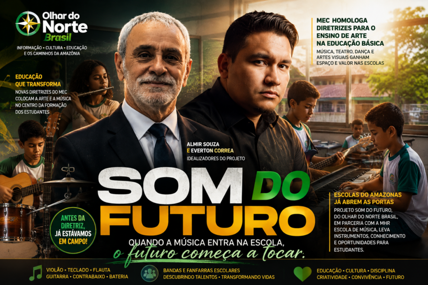 Música na escola ganha novo espaço — e o Amazonas já começa a se movimentar